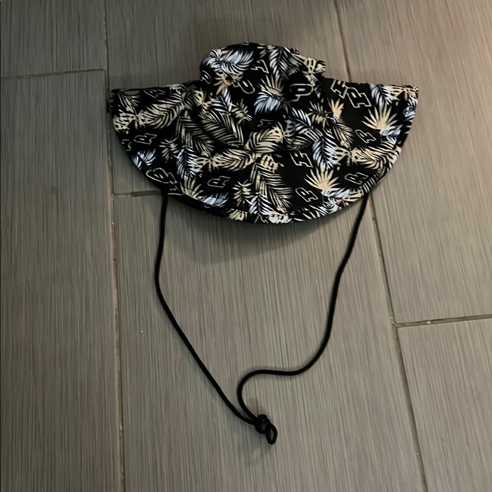 Purdue Patterned Bucket Hat